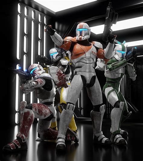 clone cmmando squads delta aiwha and omega
